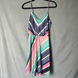 LC Lauren Conrad camisole stripe dress | size 6